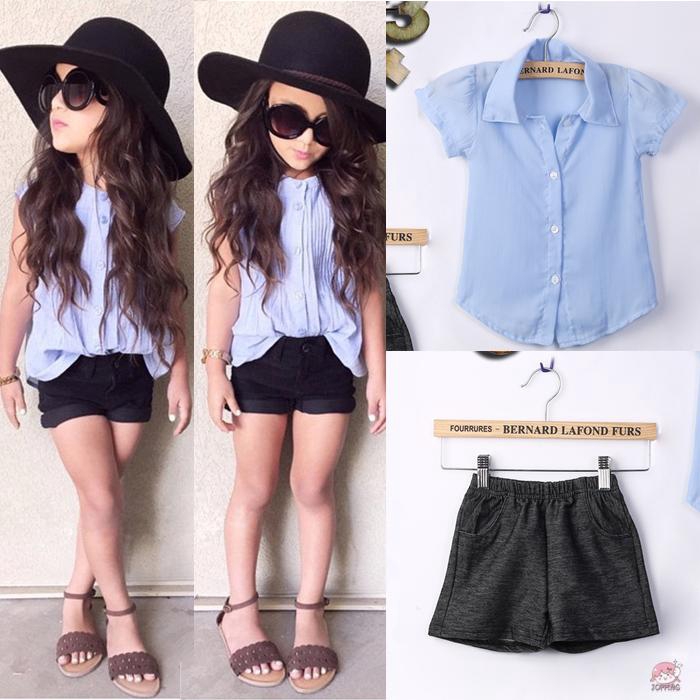 baby girl black shorts