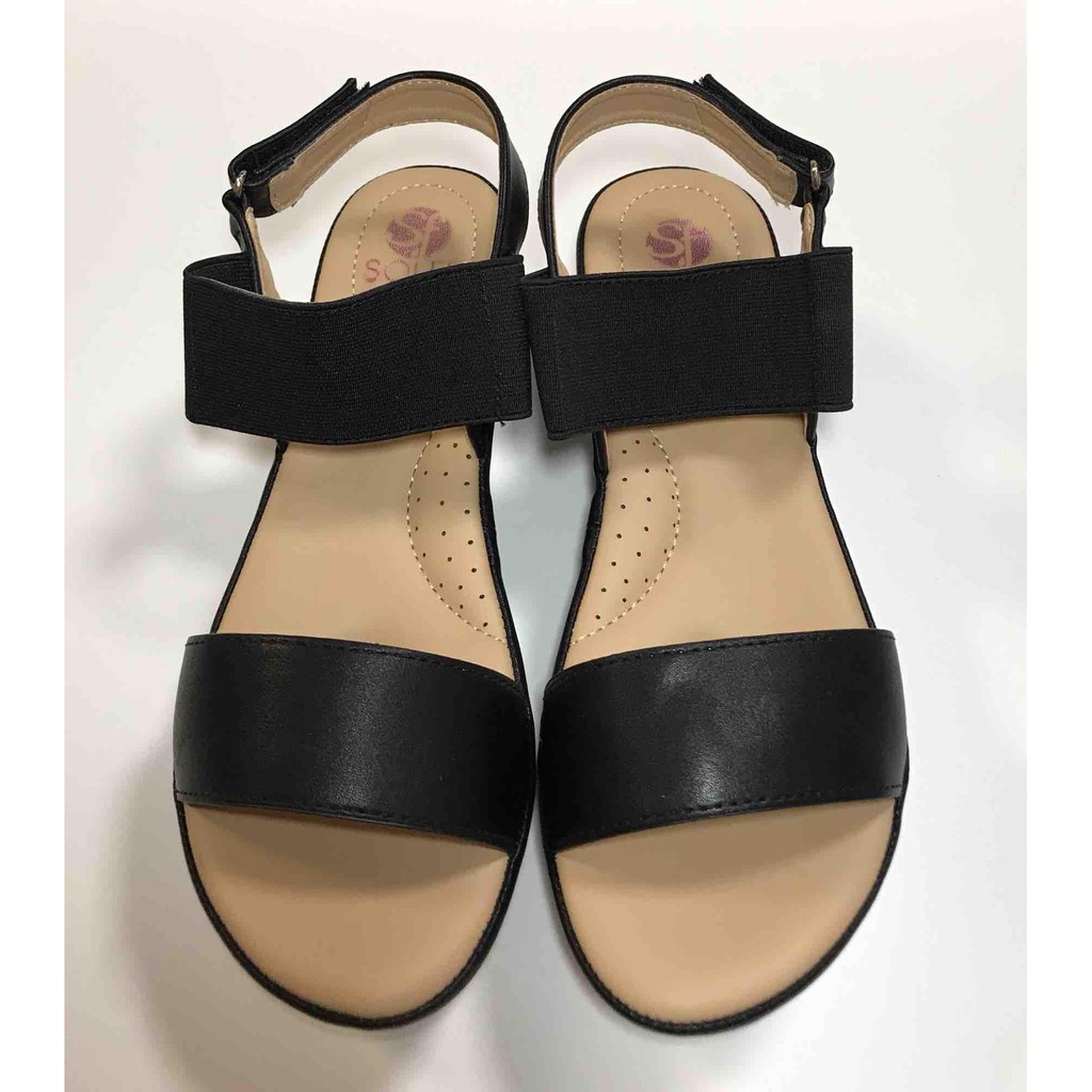 strappy velcro platform sandals