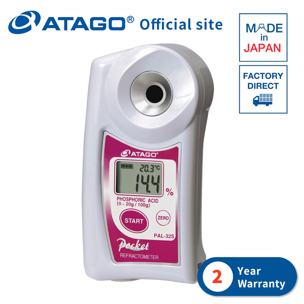 ATAGO Phosphoric Acid Refractometer PAL32S Shopee Singapore