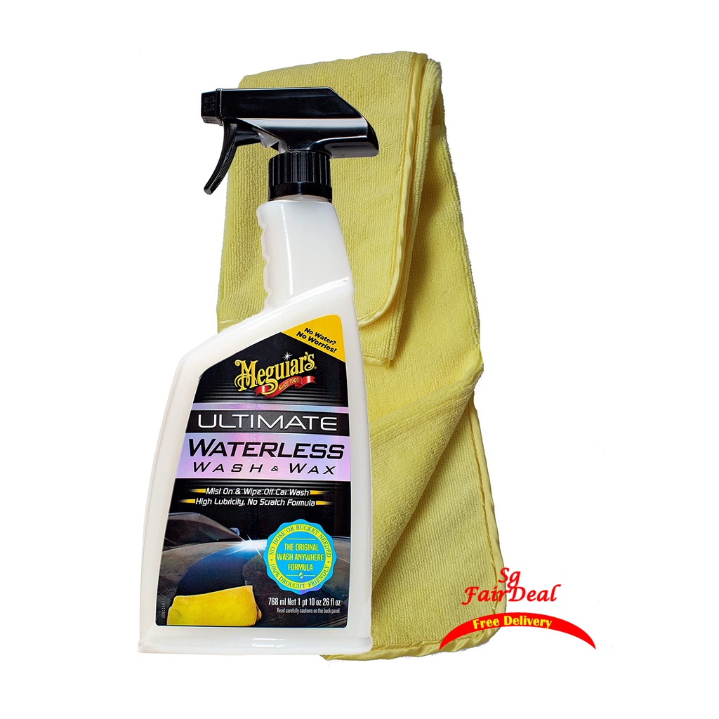 MEGUIAR'S G3626 26-Ounce Ultimate Waterless Wash & Wax | Shopee Singapore