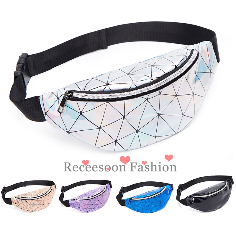 geometric fanny pack