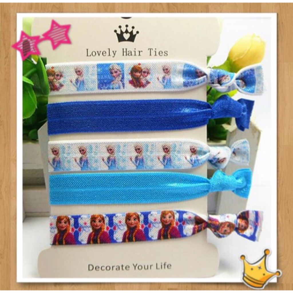 Frozen Sofia The First Hair Ties Baby Girl Hair Accessories