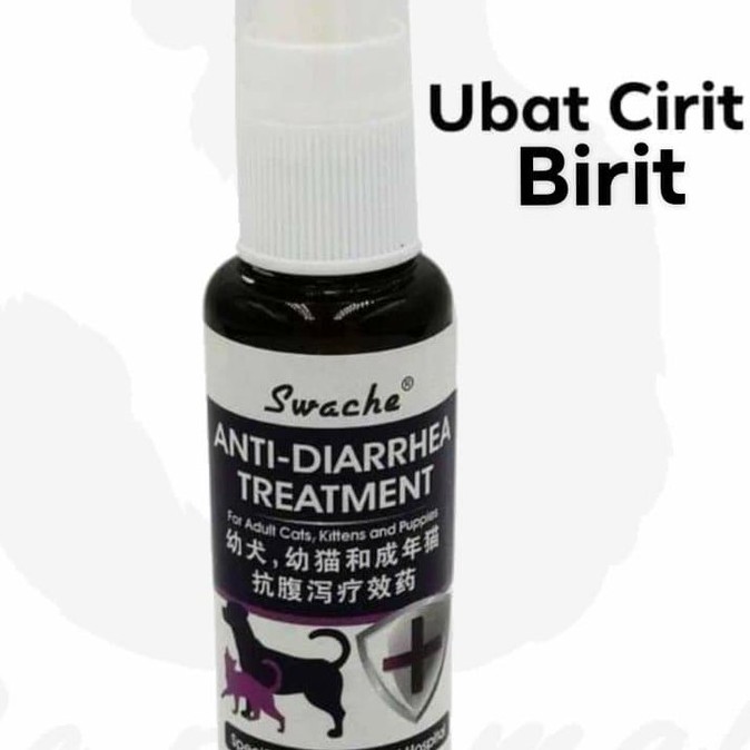 Swache Ubat Cirit Birit Anti Diarrhea Treatment For Cats Dogs 30ml Shopee Singapore