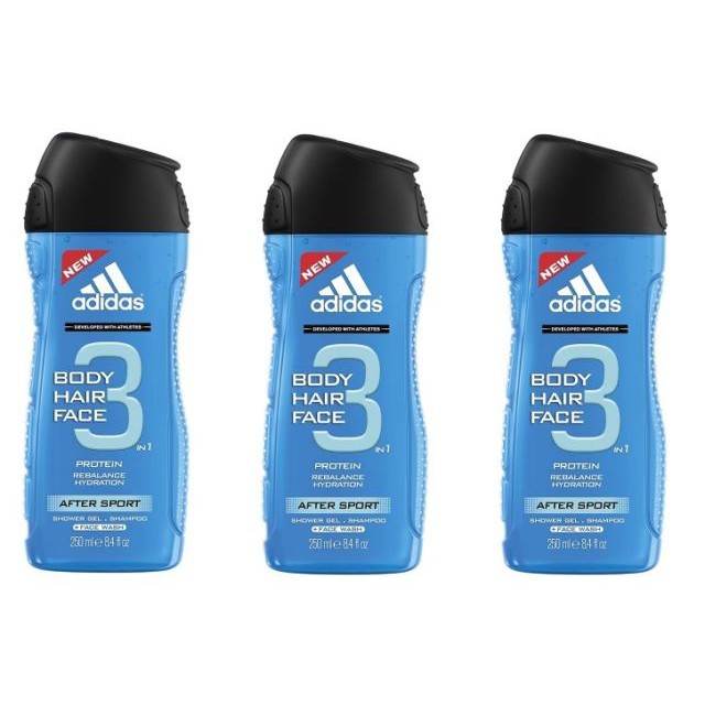 adidas after sport hair and body wash