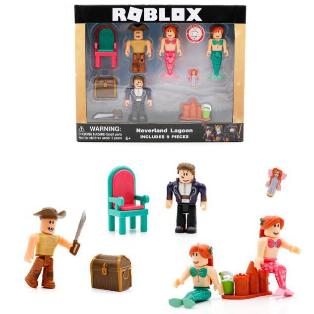 Champions Of Roblox Roblox Figures 6 Piece Set 2018 Pvc Game - tv movie video games catoon pvc roblox game action toys