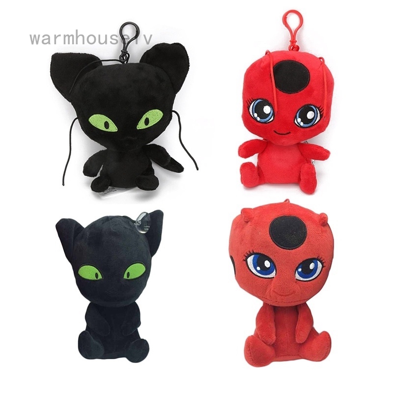 15\/20\/25\/30Cm Anime Miraculous Ladybug Girl Keychain Plush Toy Gift ...