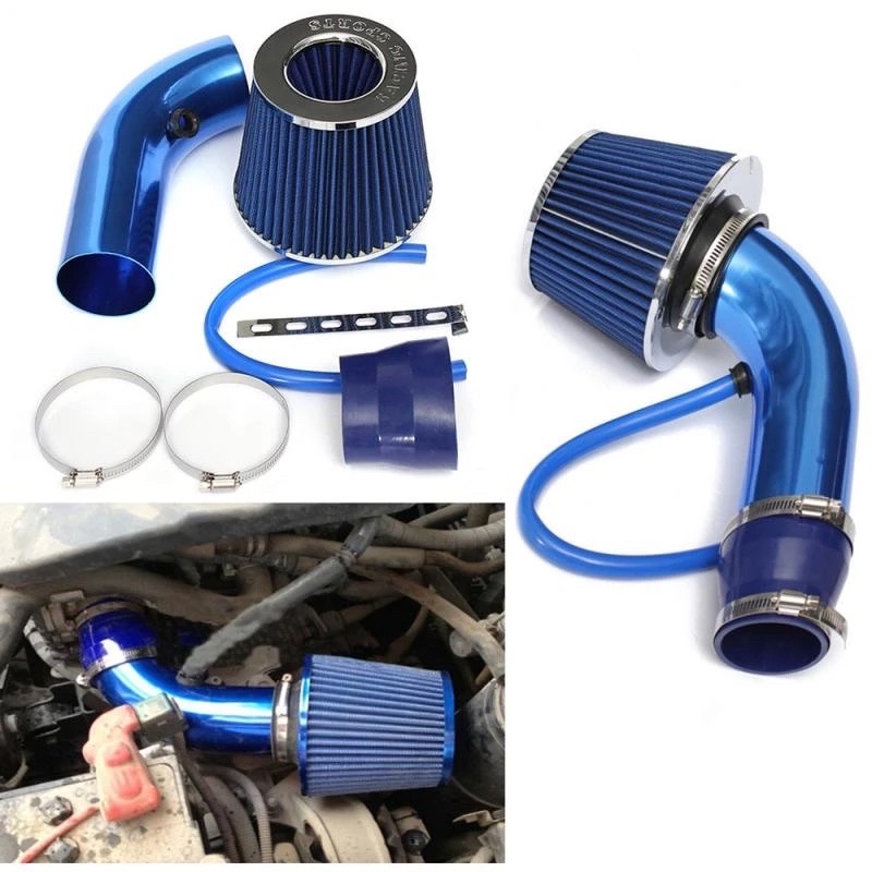 [Shop Malaysia] full set 3” 76mm car cold air intake system turbo induction pipe tube kit with air filter