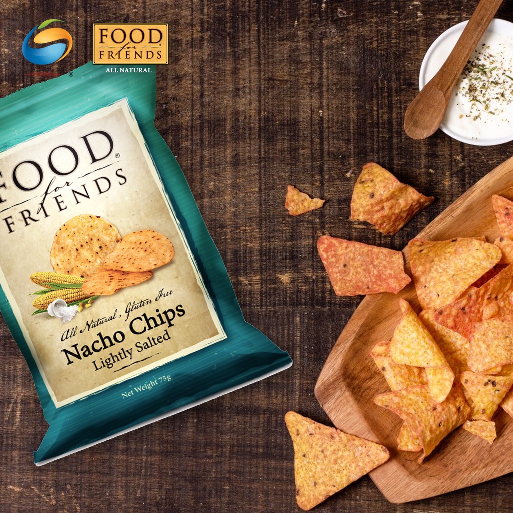 FOOD FOR FRIENDS Nacho Chips Lightly Salted (75G) Shopee Singapore