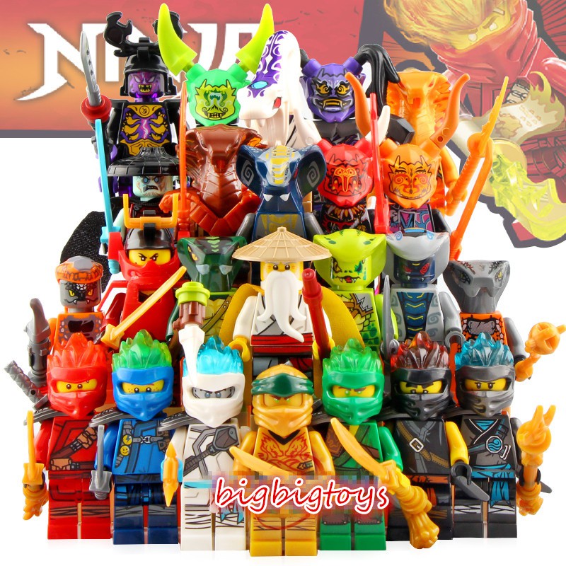 24pcs/set Ninja Go Minifigure Ninjago 