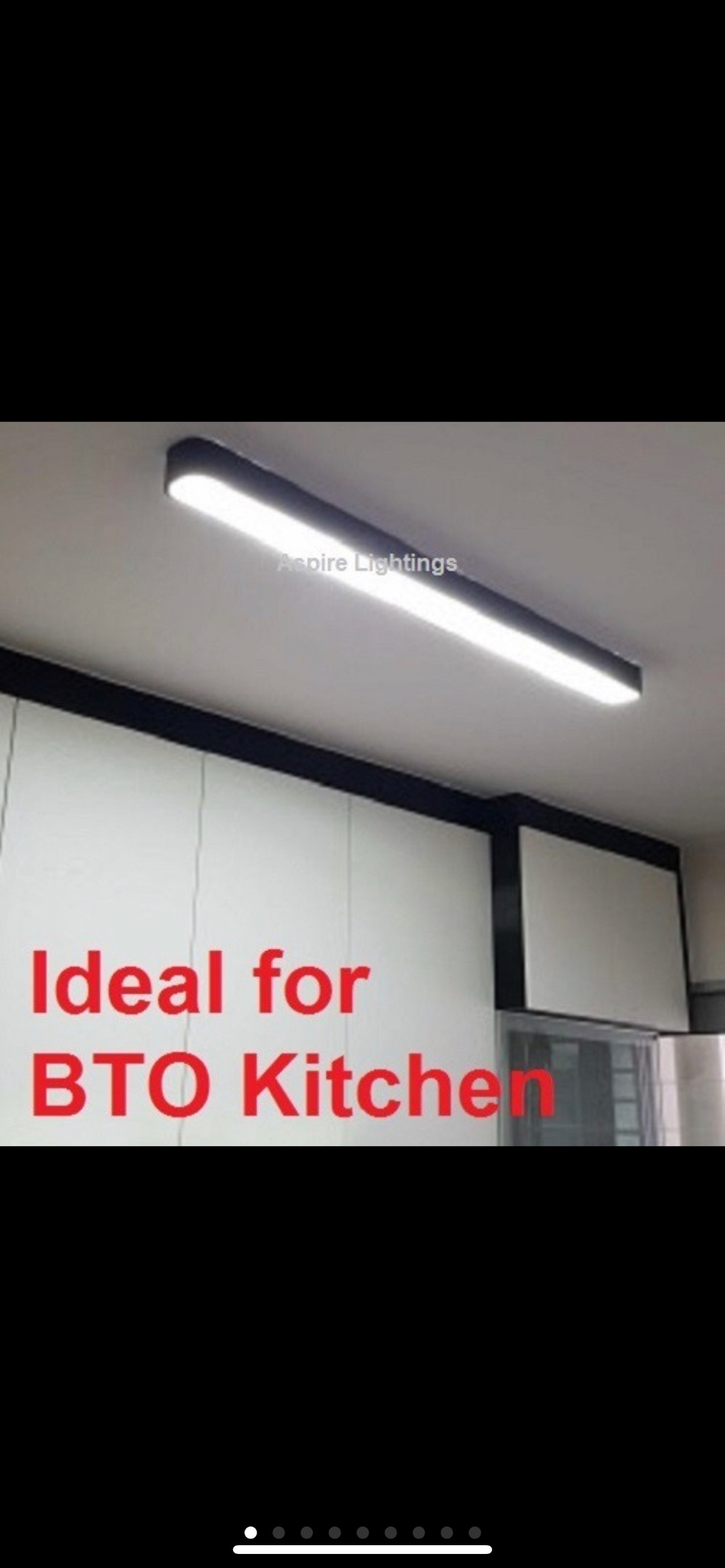 LED Ceiling Pendant Linear Light Home BTO Kitchen Study Living Bedroom Office Shopee Singapore