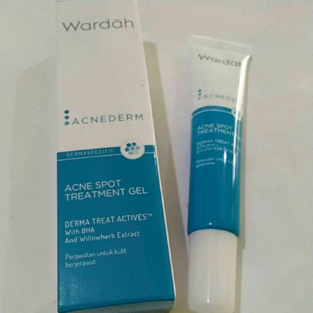 Wardah Acnederm Acne Spot Treatment Gel 15ml | Shopee  