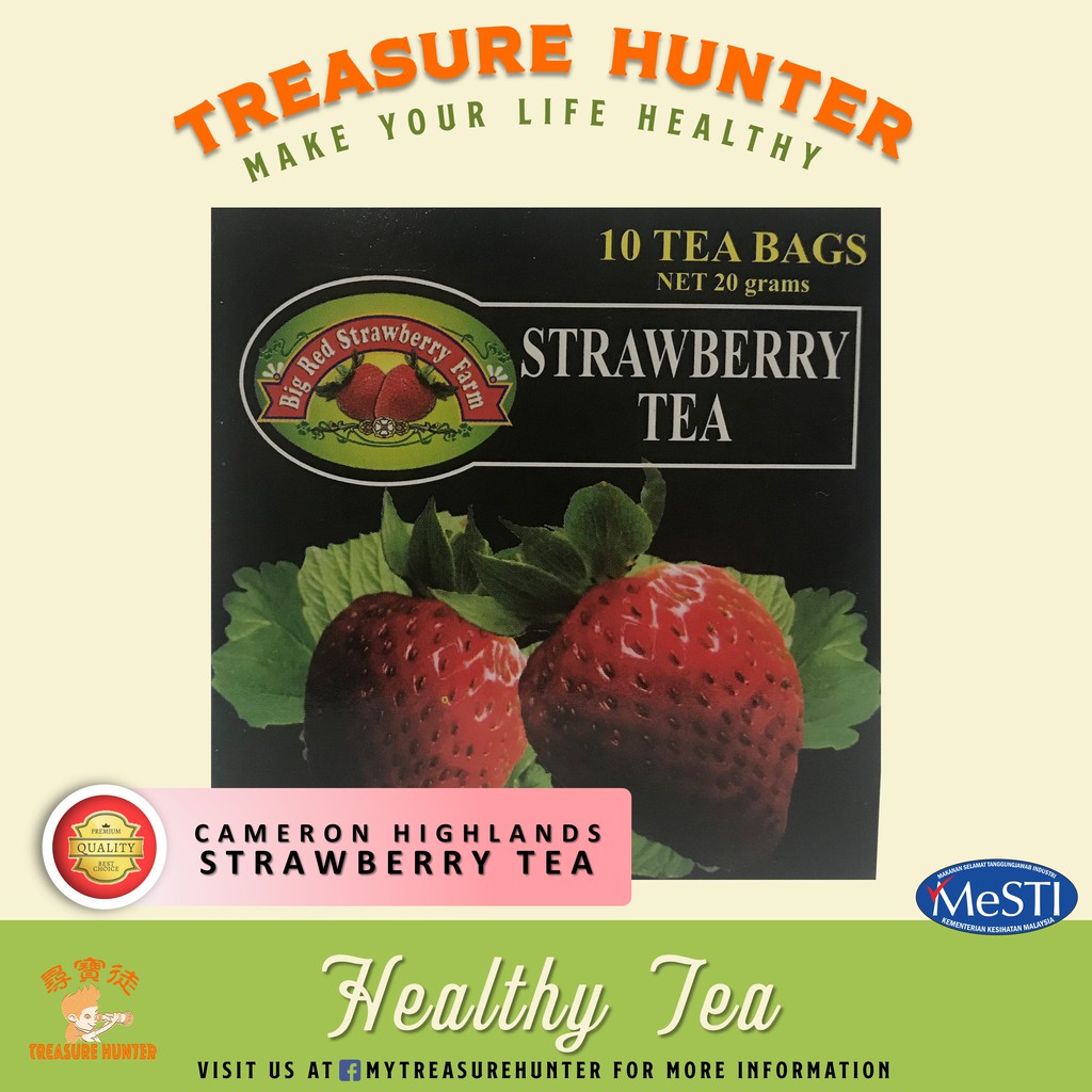Shop Malaysia Strawberry Tea From Cameron Highlands Shopee Singapore