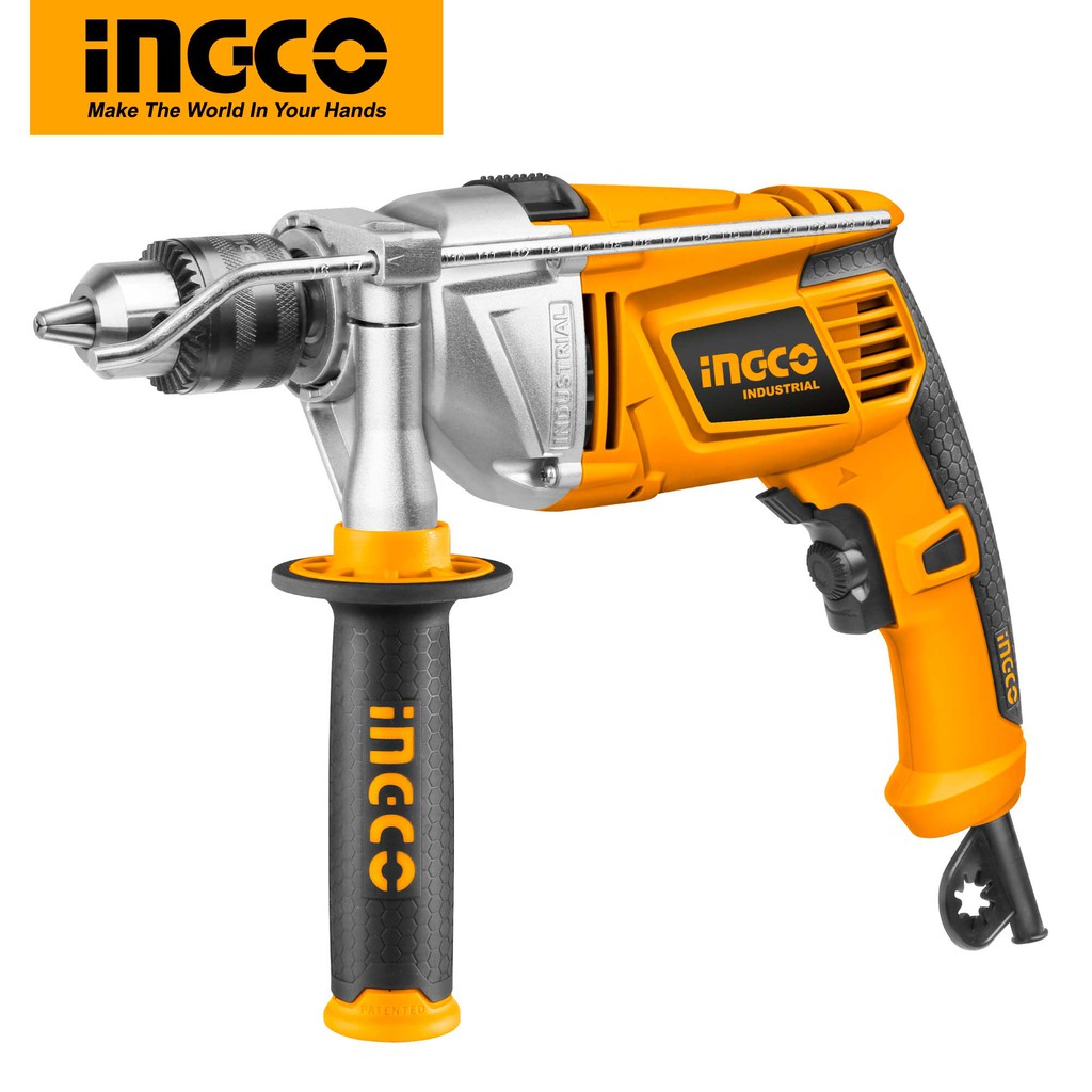 INGCO 1100W Corded Hammer Impact Drill with Forward and Backword ...