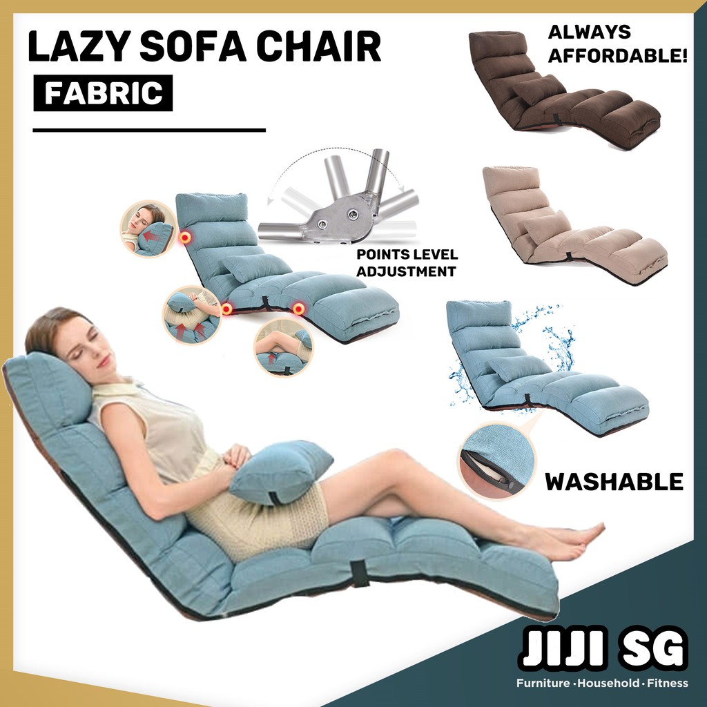 (JIJI SG) Multi-Fold Lazy Sofa Chair / 2 DESIGNS (Fabric) 205 / 226cm