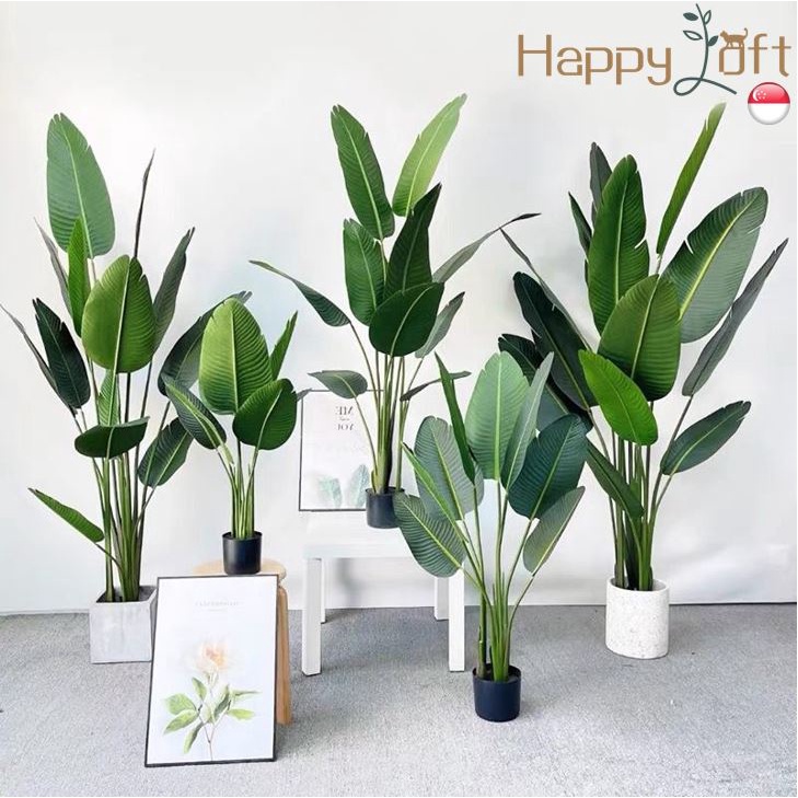 [SG SELLER] Artificial Plant Banana Leaf Fake Plants Faux Plants