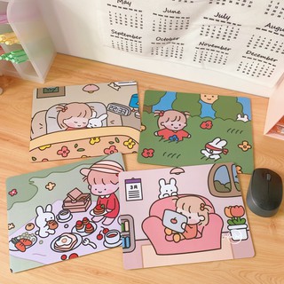 【SG Local Stock】Korean Girl Mouse Pad Cute Waterproof Mousepad