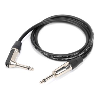 【1.5m/3m/5m/10m】6.35mm Jack To 6.35mm 1/4” Microphone Cable Guitar cord Mono angle head Audio Aux Cable Adapter Jack Audio Cable Double Guitar