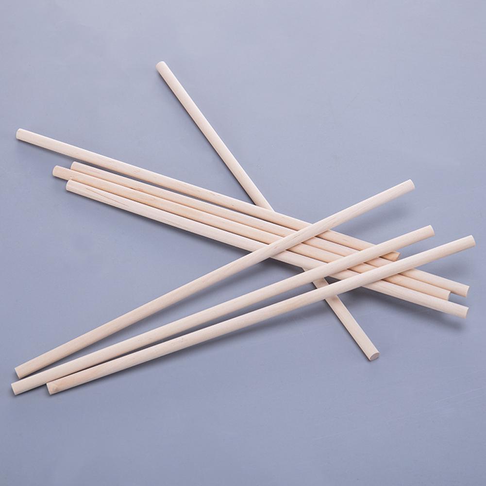 50PCS Bar Food Craft DIY Wood Dowel Round Welding Sticks ...