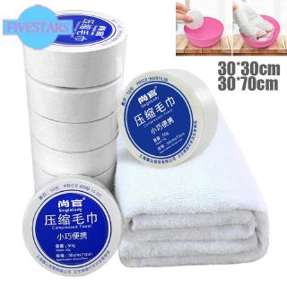 New Travel Reusable Cotton Towel Hotel Space saving Camping Compressed Towel