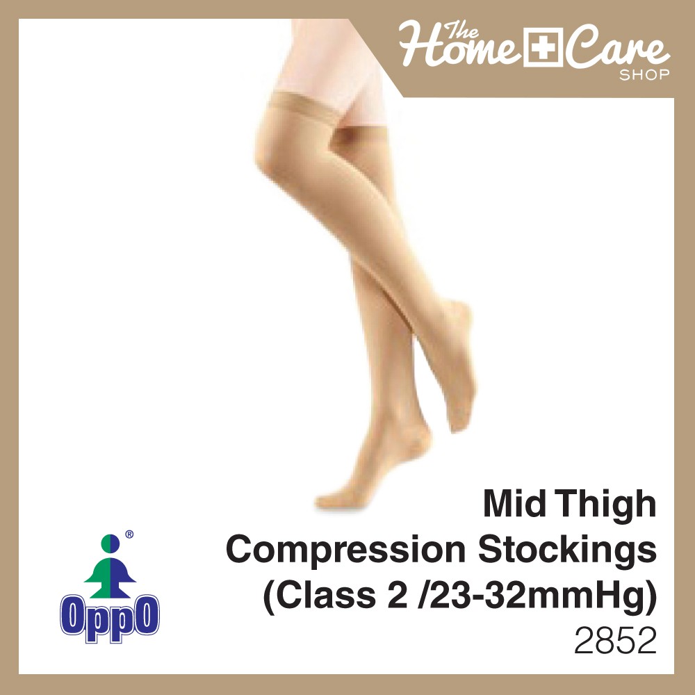 OppO Mid Thigh Compression Stockings 2852 (Class 2 /2332mmHg) Shopee