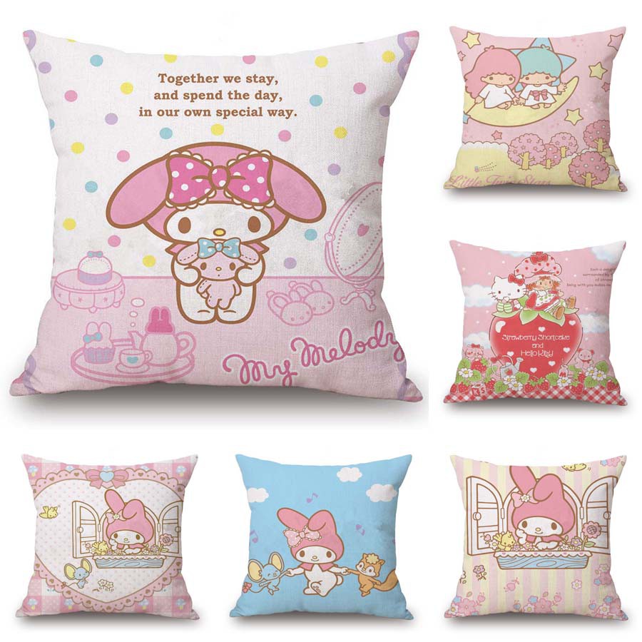Pillow Case 45 * 45 Home Decoration Cushion Cover My Melody Pattern