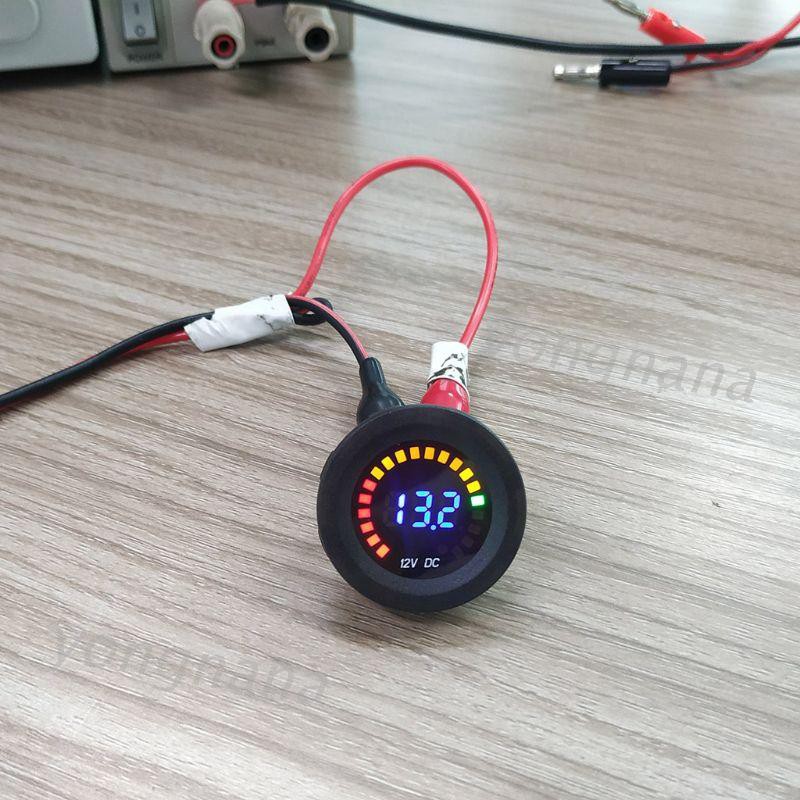 ★AUTO♣ DC 12V Car Motorcycle Digital Voltmeter Voltage Gauge Meter LED