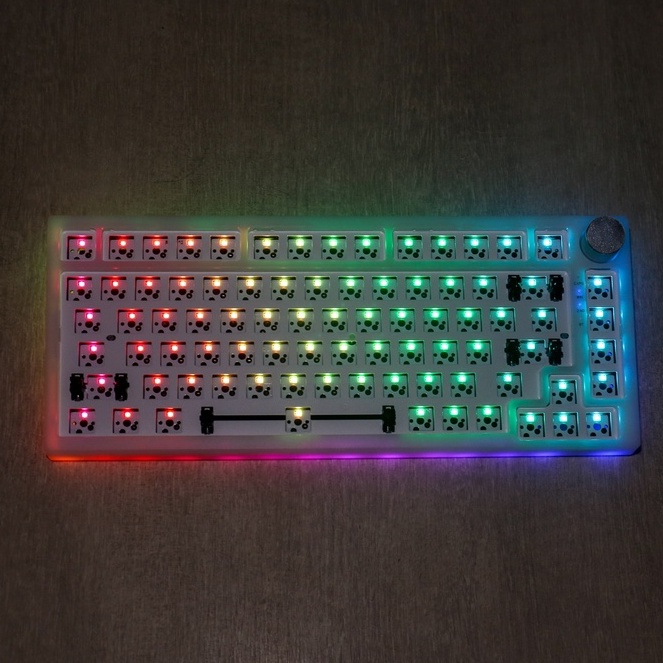Premium 75 IK75 wireless RGB transparent custom mechanical keyboard