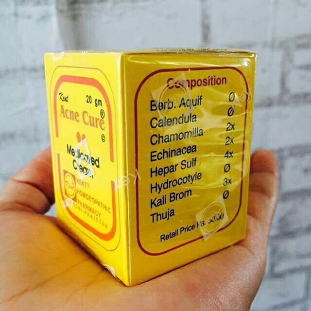 homeopathic acne cream