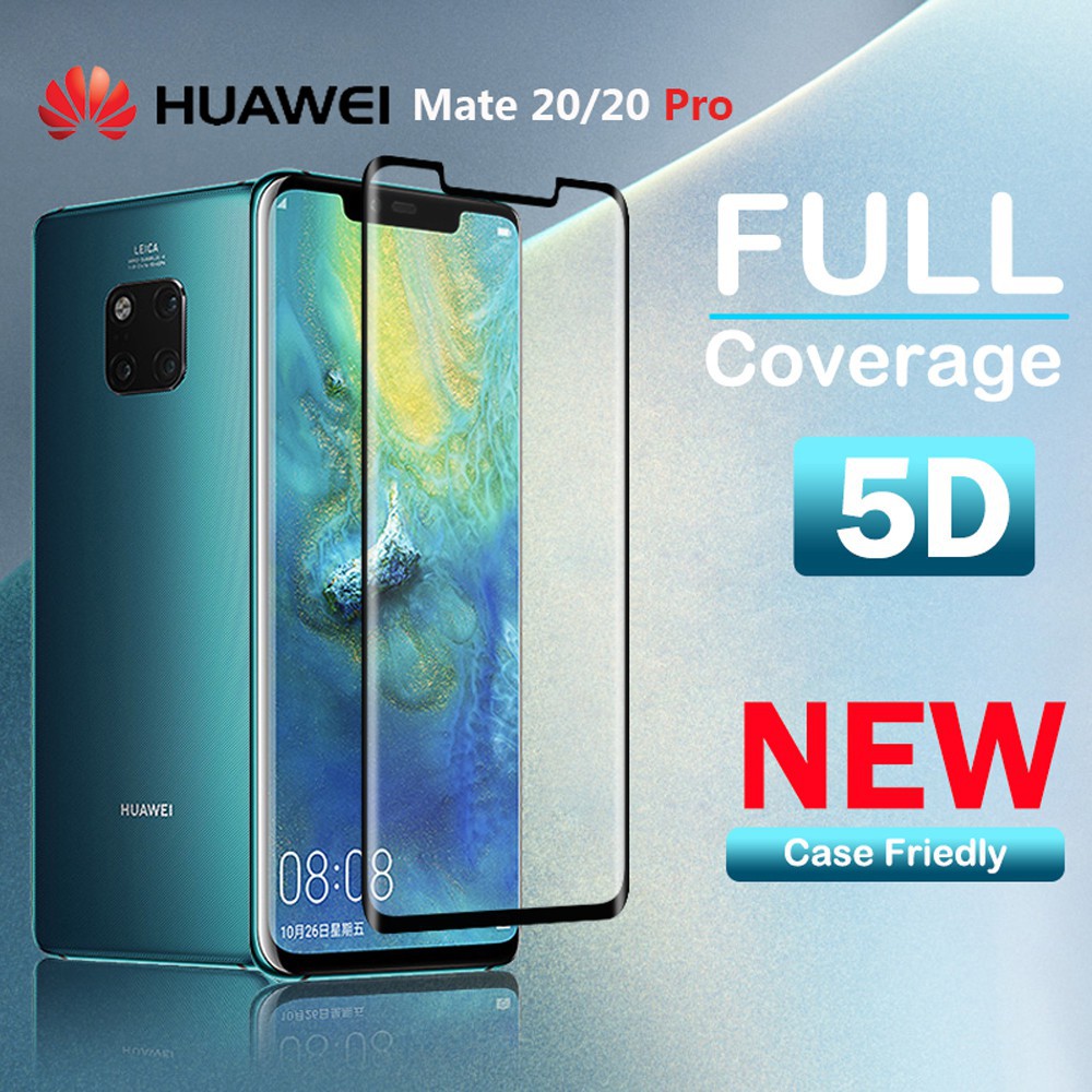 Huawei Mate 20 Pro Tempered Glass 3D Edge Curve Full Cover