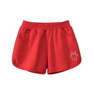 Girls short pants Children's Clothing Summer New Girls' Shorts Denim Bear Cute Pattern Outer Wear Pants Thin Children's Shorts #4