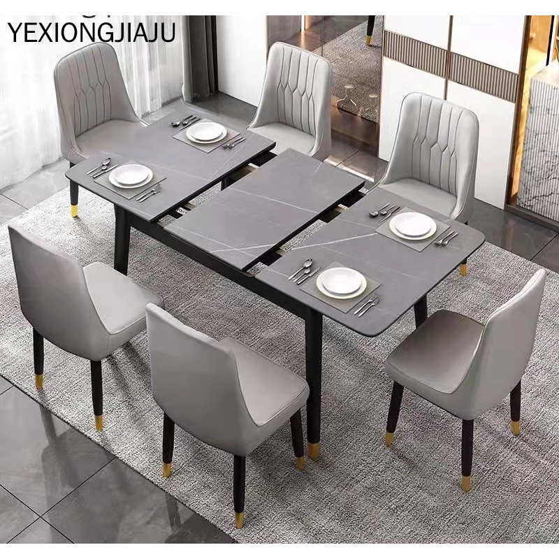 Sintered Stone Table Extendable Dining, Square Dining Table For 4 Extendable
