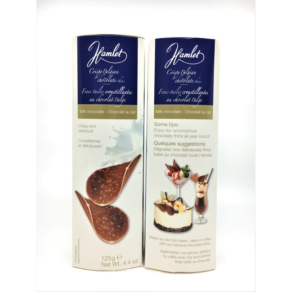 Hamlet Crispy Belgian Chocolate Thins 125g Shopee Singapore