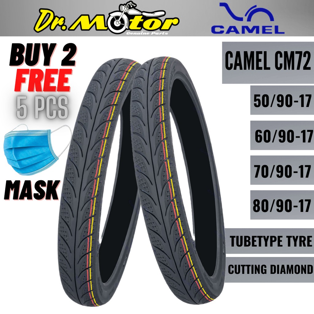 Shop Malaysia Camel Tyre Diamond Cm72 Tubetyre Cutting Maxxis Diamond Thailand 50 90 60 90 70 90 80 90 Tubetype Tyre Shopee Singapore