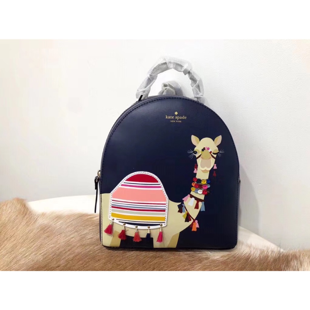 kate spade camel backpack