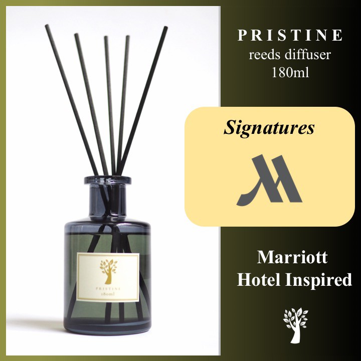 Marriott Reed Diffuser Pristine Signature Scent 180ml Shopee