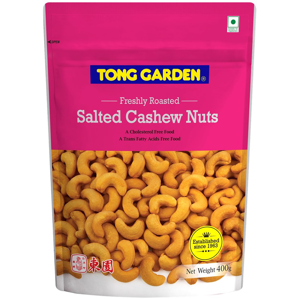 Tong Garden Salted Cashew Nuts 400g Shopee Singapore