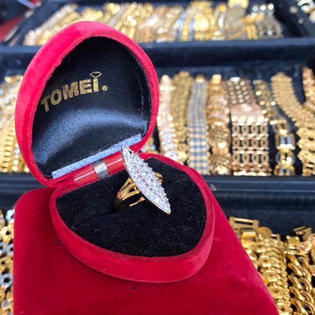 Shop Malaysia Cincin Kapal Flying Copy Emas 750 Berlian Asli Shopee Singapore
