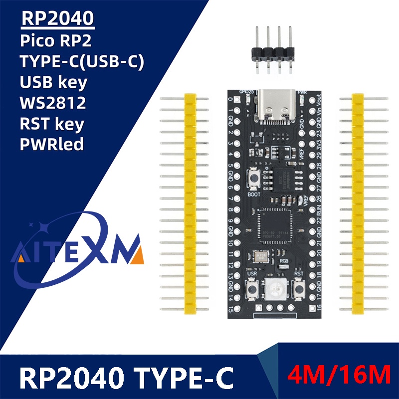 Rp2040 Core Board Type C Usb C For Raspberry Core Board 4mb 16mb Rp2 Raspberry Pi Pico 5870