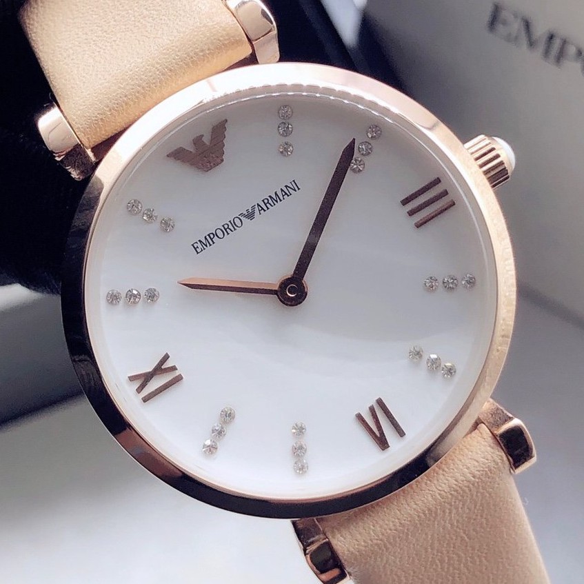 emporio armani watch waterproof