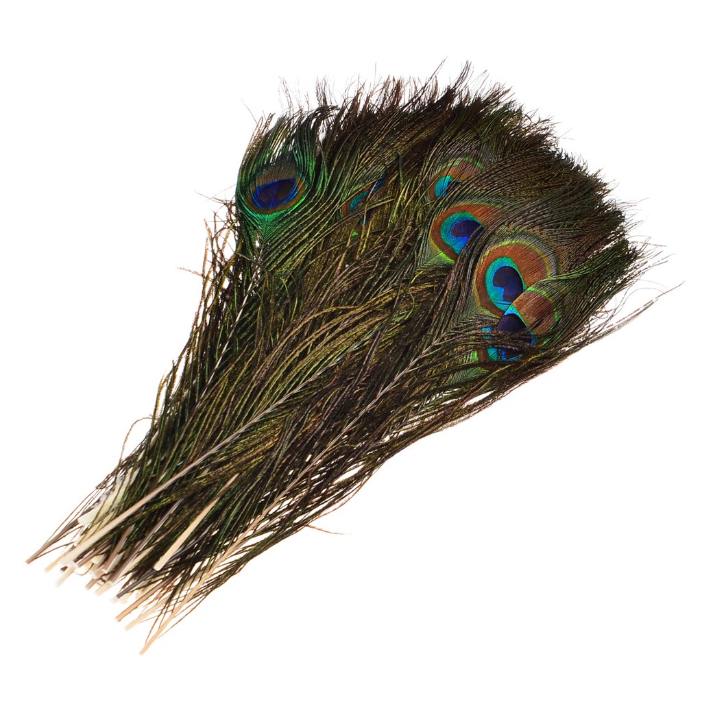 50pcs 30cm Real Natural Peacock Feathers Party Decorations