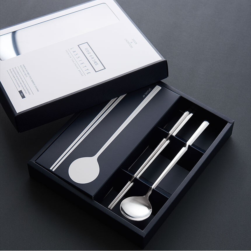 [Made in Korea] Lassiette Premium Ebro Dinnerware Cutlery Stainless