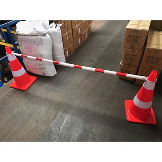 **Ready Stock In Singapore* SAFETY CONE Unbreakable Orange Rubber Traffic Block Road Barrier With White Reflective Tapes #3
