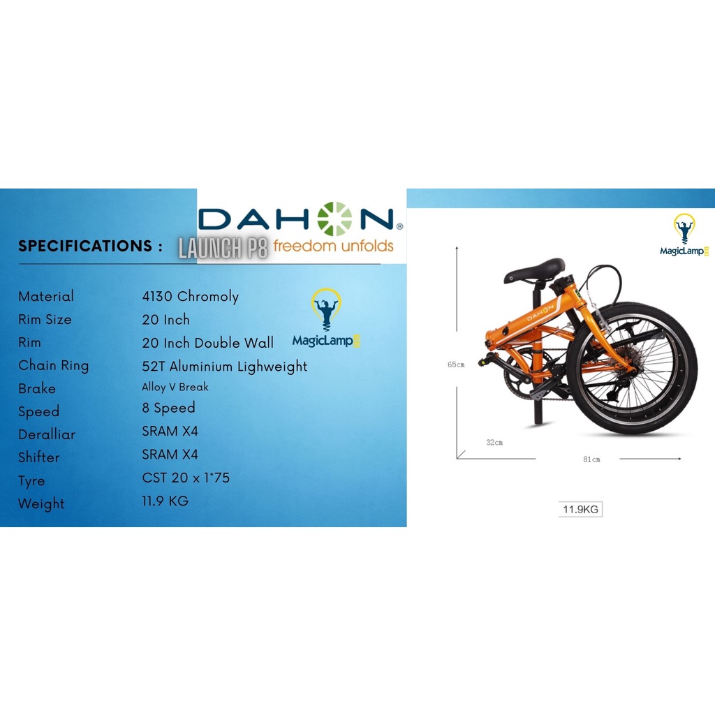 dahon launch 2000 p8