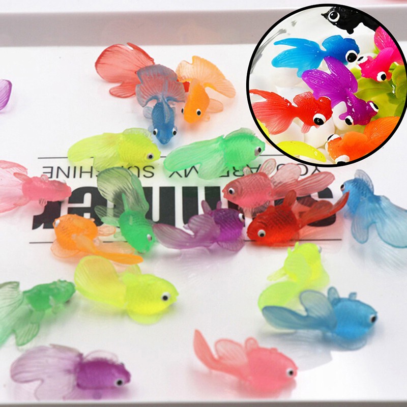 mini plastic toy fish