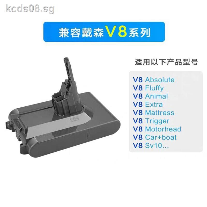 Hot Adapter Dyson Vacuum Cleaner Accessories V8 Perspex Walled Lithium Ion Batteries Lithium Replacement Battery Shopee Singapore