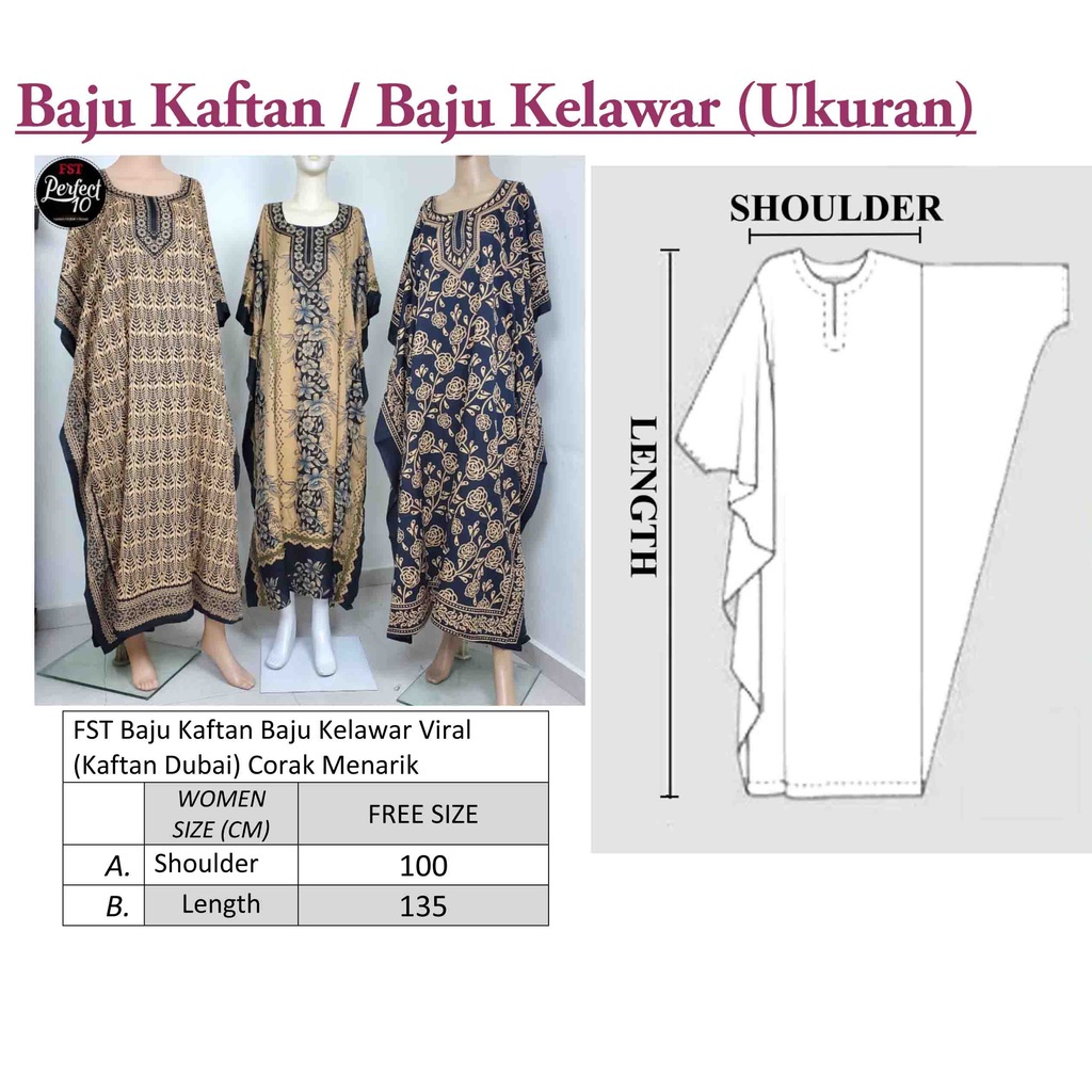 baju caftan