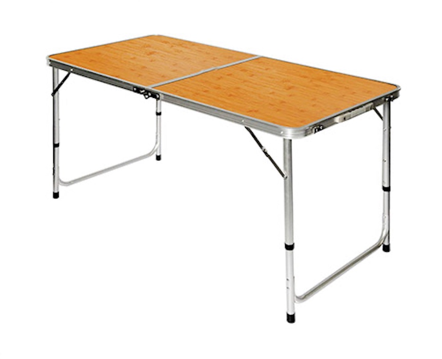 Easyhome.sg 120cm x 60cm Portable Foldable Aluminium Table (5 Colors ...