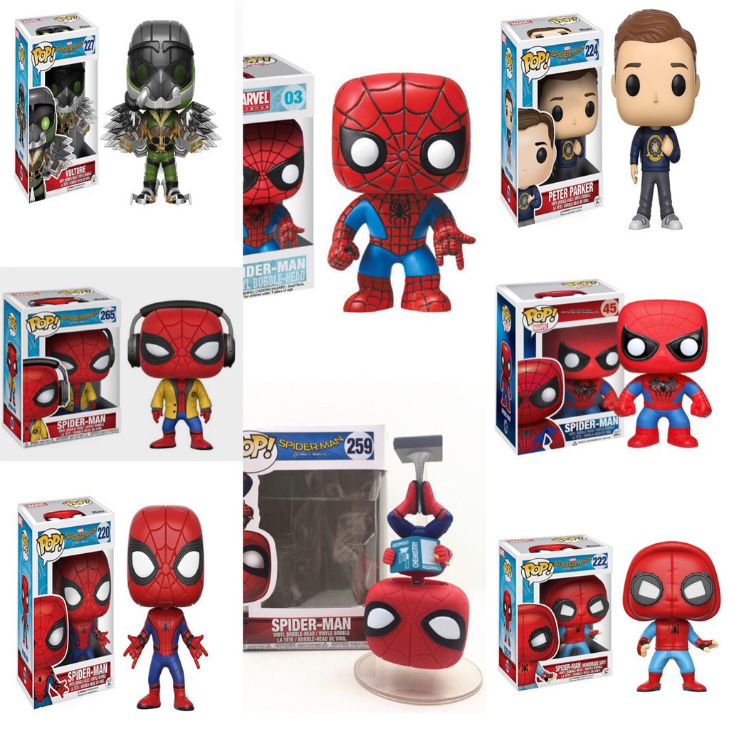 spider man homecoming funko pop keychain