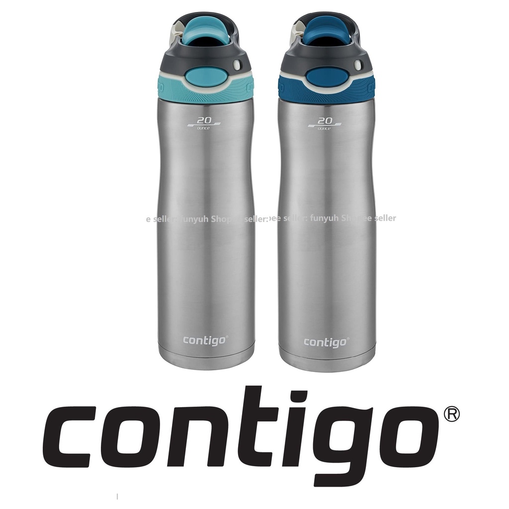 Contigo AUTOSPOUT (No Straw) Damen Chug Chill Water Bottle, 20 oz ...