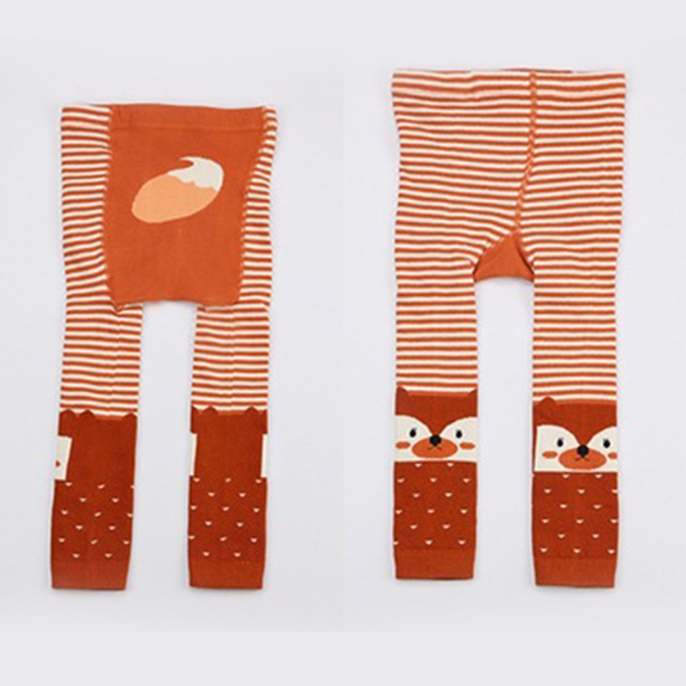 orange infant tights